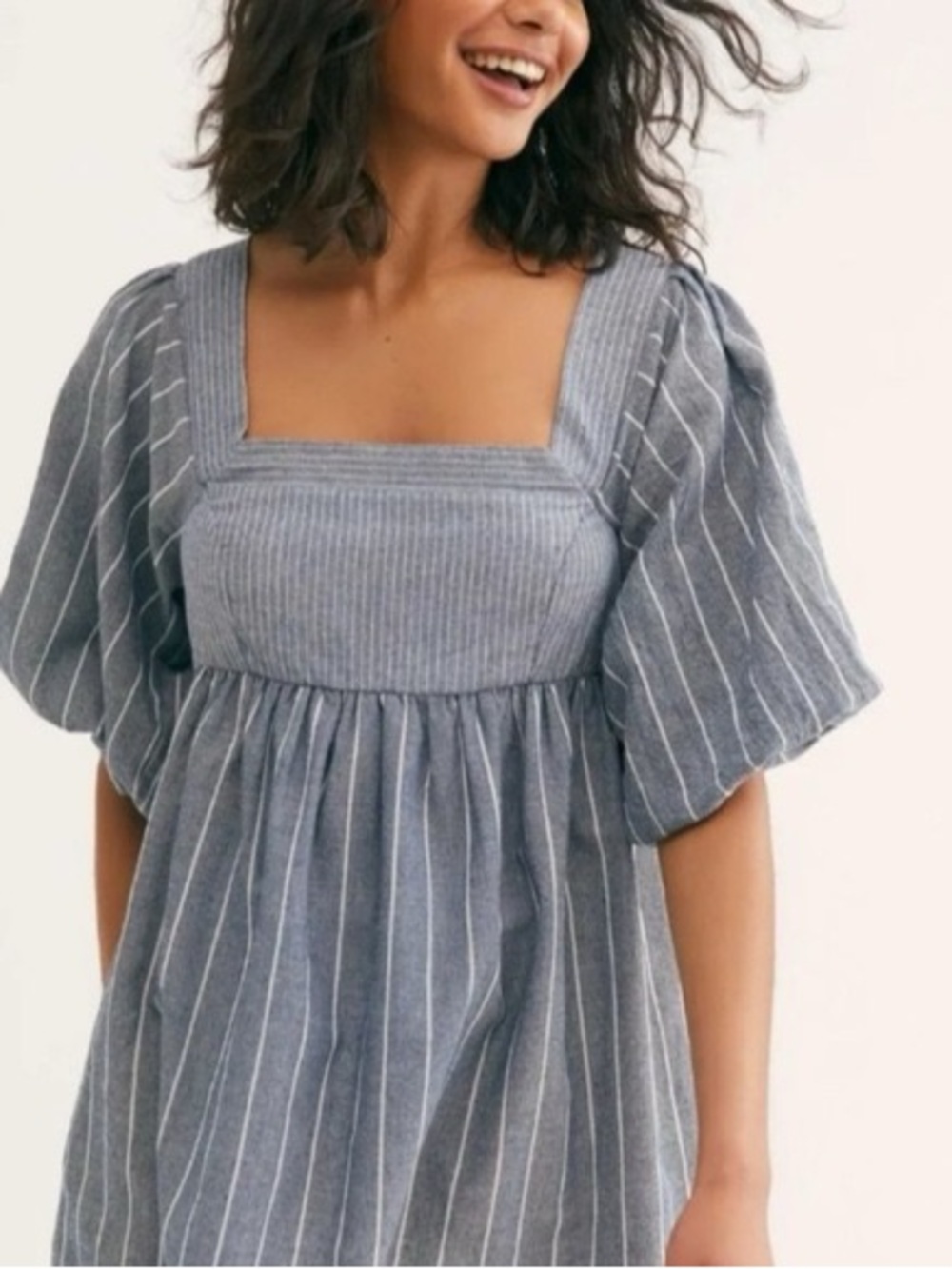 Free People Gigi Stripe A Line Tunic Top